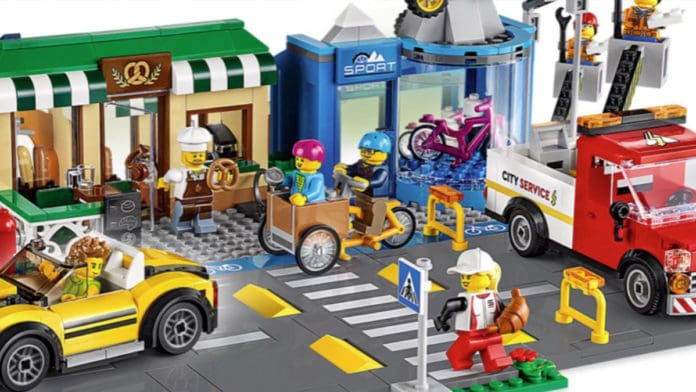 Lego with Cargo Bike