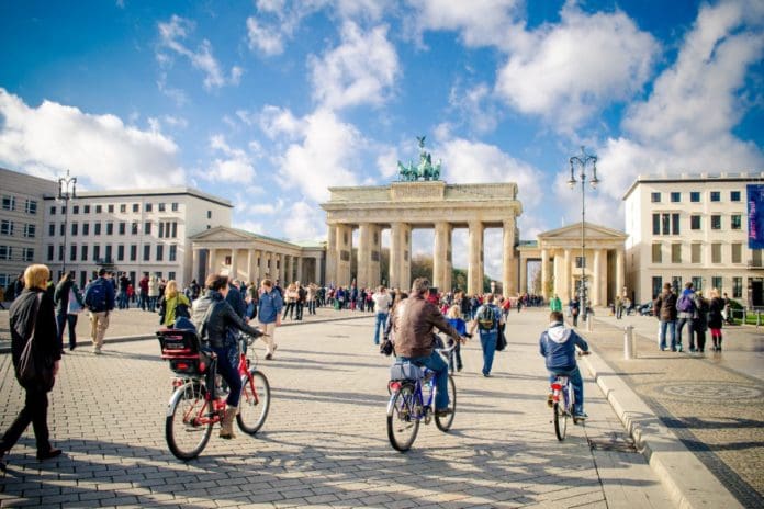 Cycling in Berlin Germany