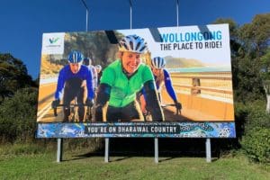 Wollongong Cycling Billboard