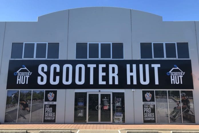Scooter Hut Adelaide store front