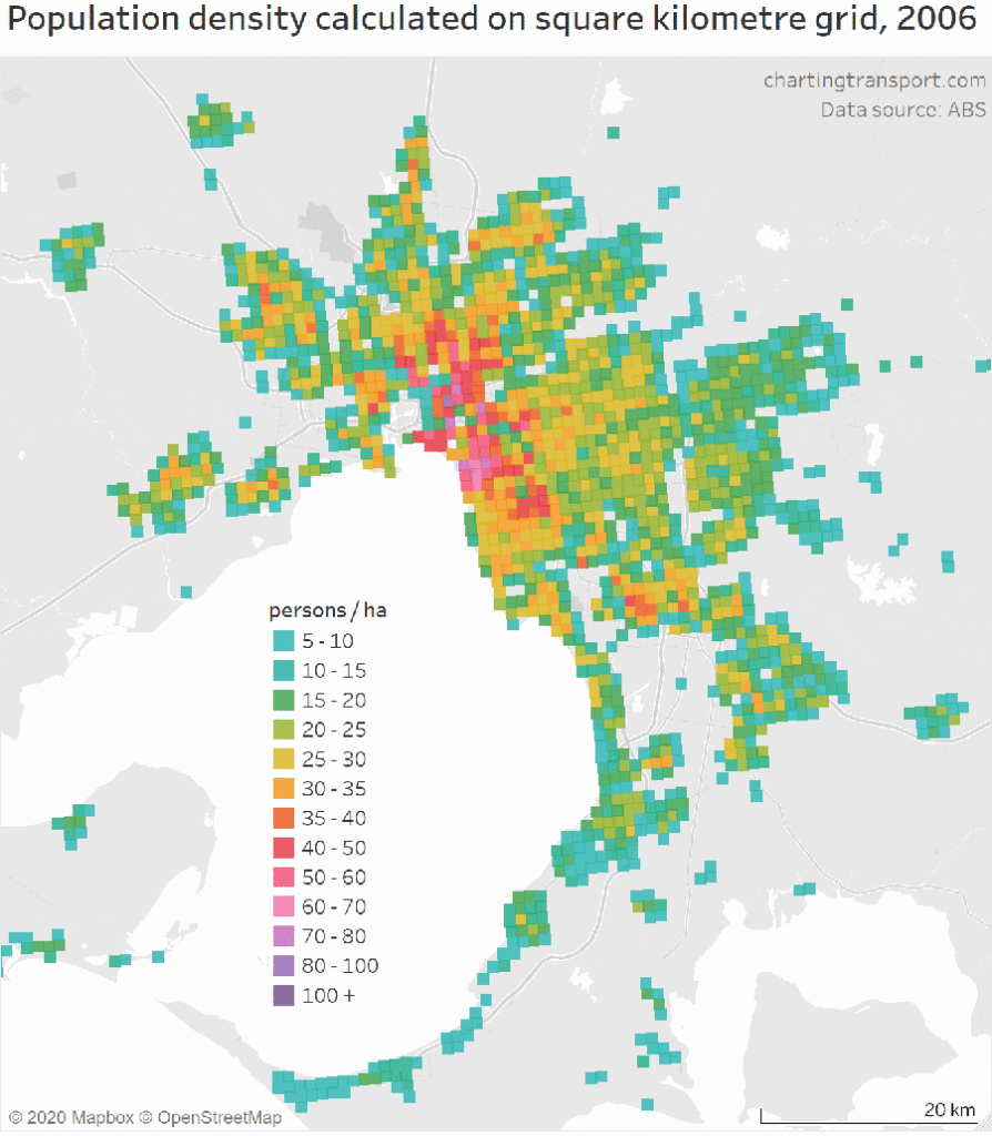 Melbourne Density Map