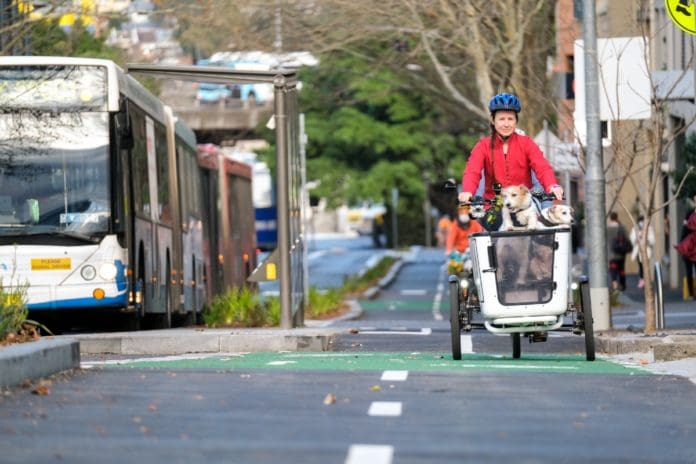 City of Sydney, Saunders and Miller St Cycleway