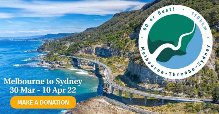 Help me support two great charities in the 60 or Bust! Charity Ride.