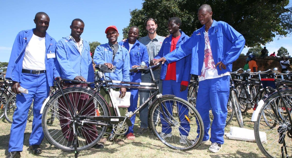 FK Day with newly trained bicycle mechanics