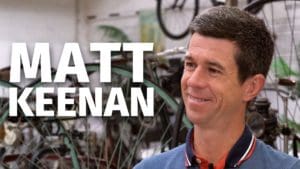 Matt Keenan, SBS Cycling commentator and ambassador for Baker Institute