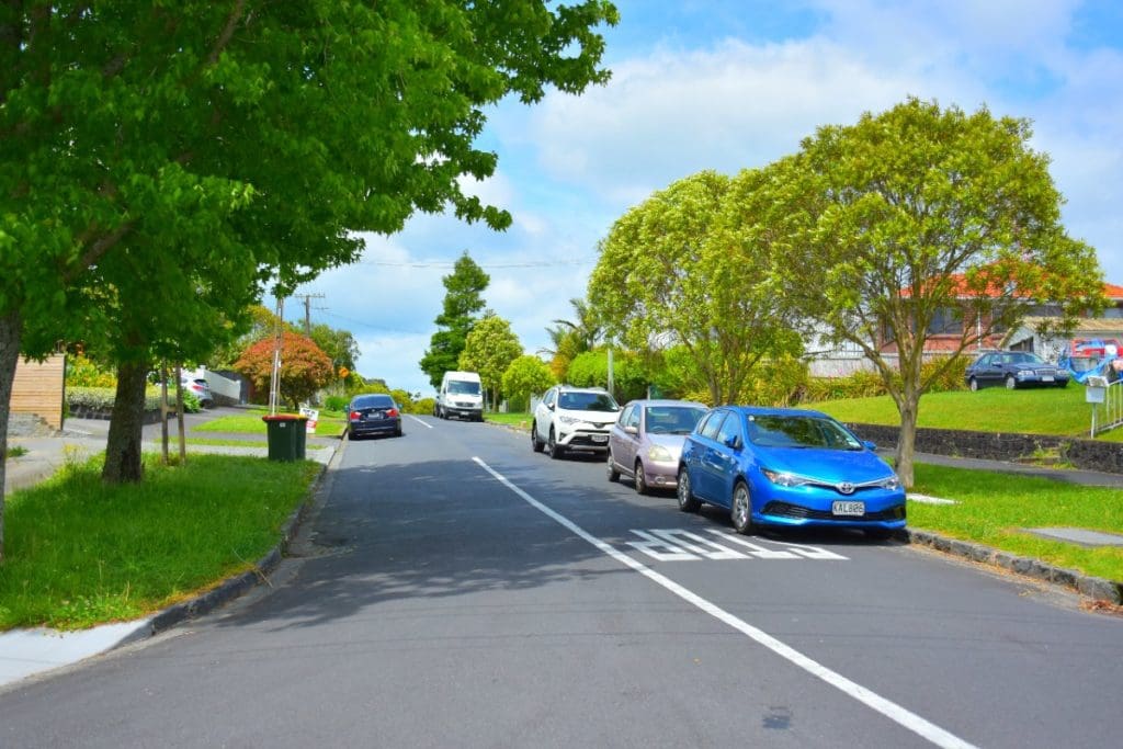 City of Auckland’s draft 2022 Parking Strategy says the highest priority for the allocation of kerbside road space should be given to safety and strategic transport networks, such as public transport and cycling, rather than car parking.