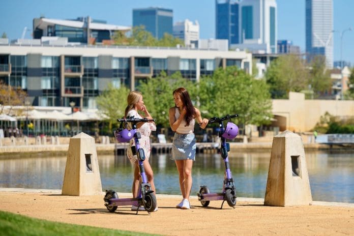 Beam will operate scooter share services in three WA cities this summer.