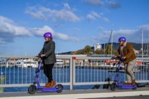 Beam is one of two companies chosen to operate the scooter share trials in Hobart and Launceston.