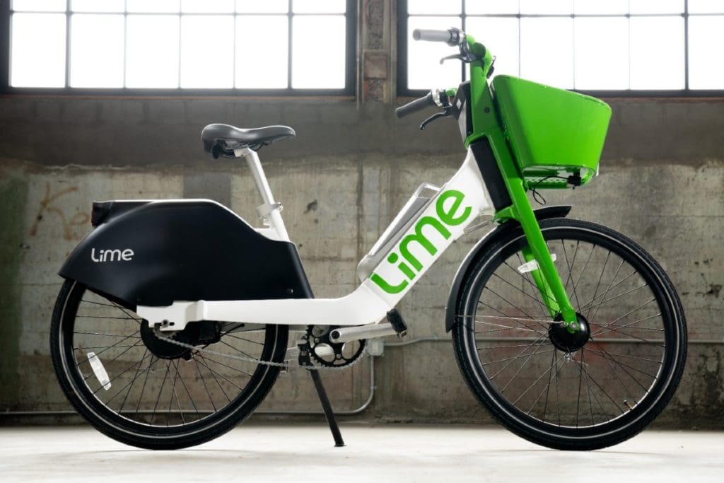 Lime Gen4 Ebike with swappable batteries