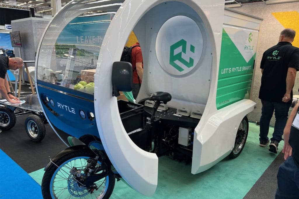 Rytle’s third-generation heavy cargo delivery bike