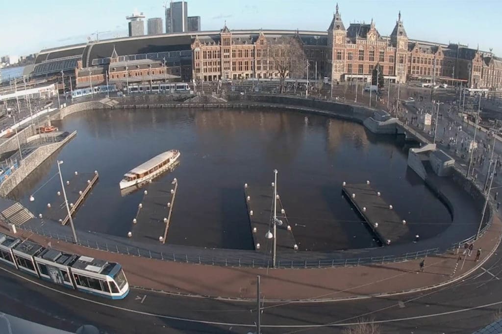Open Havenfront Lake in Amsterdam