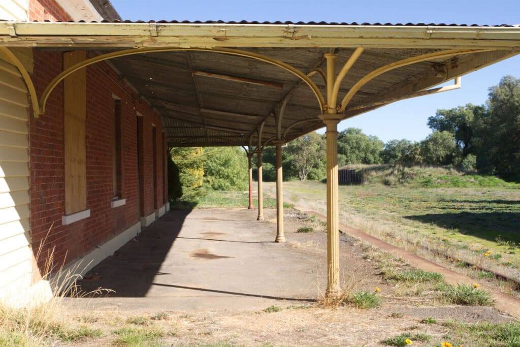 The former Carisbrook railway station