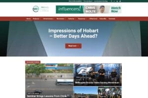 Micromobility Report homepage