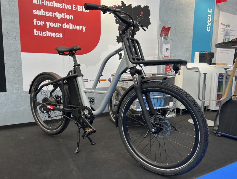 ebike on display at expo