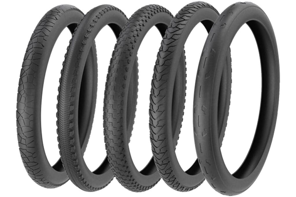 Product image of non rubber tyres