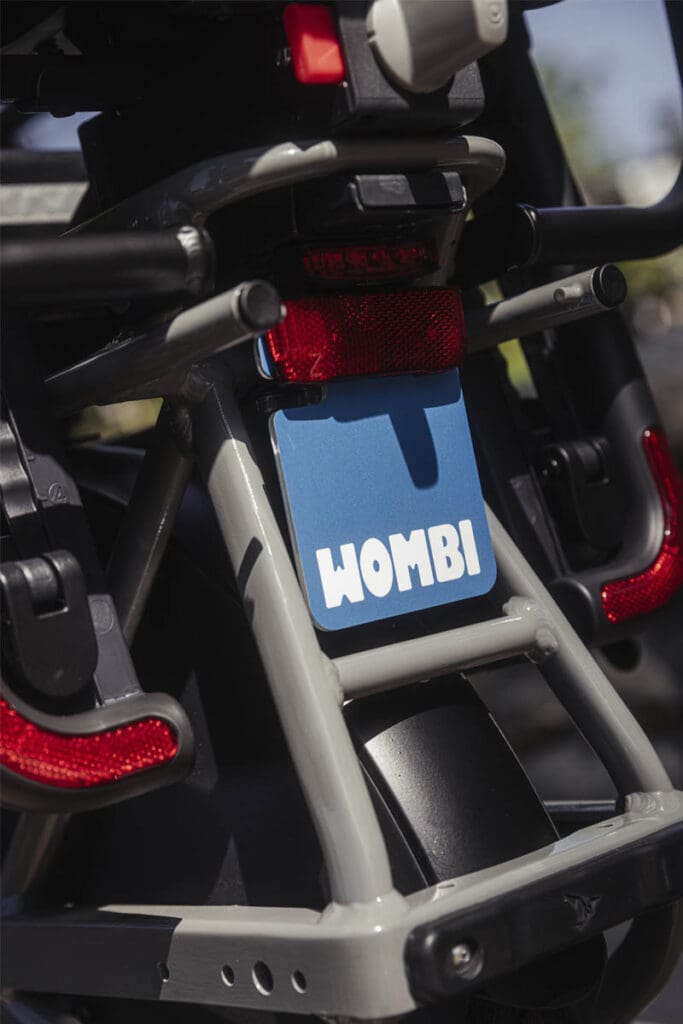 Close up of Wombi ecargo bike