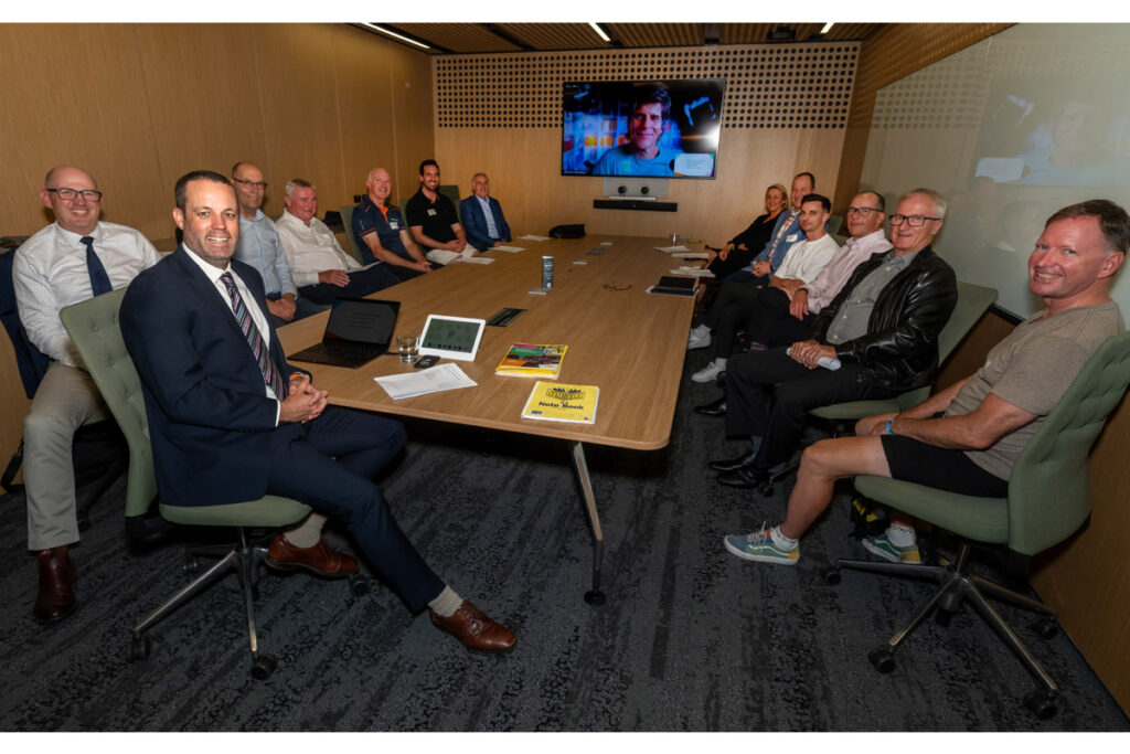 Group of people in a boardroom